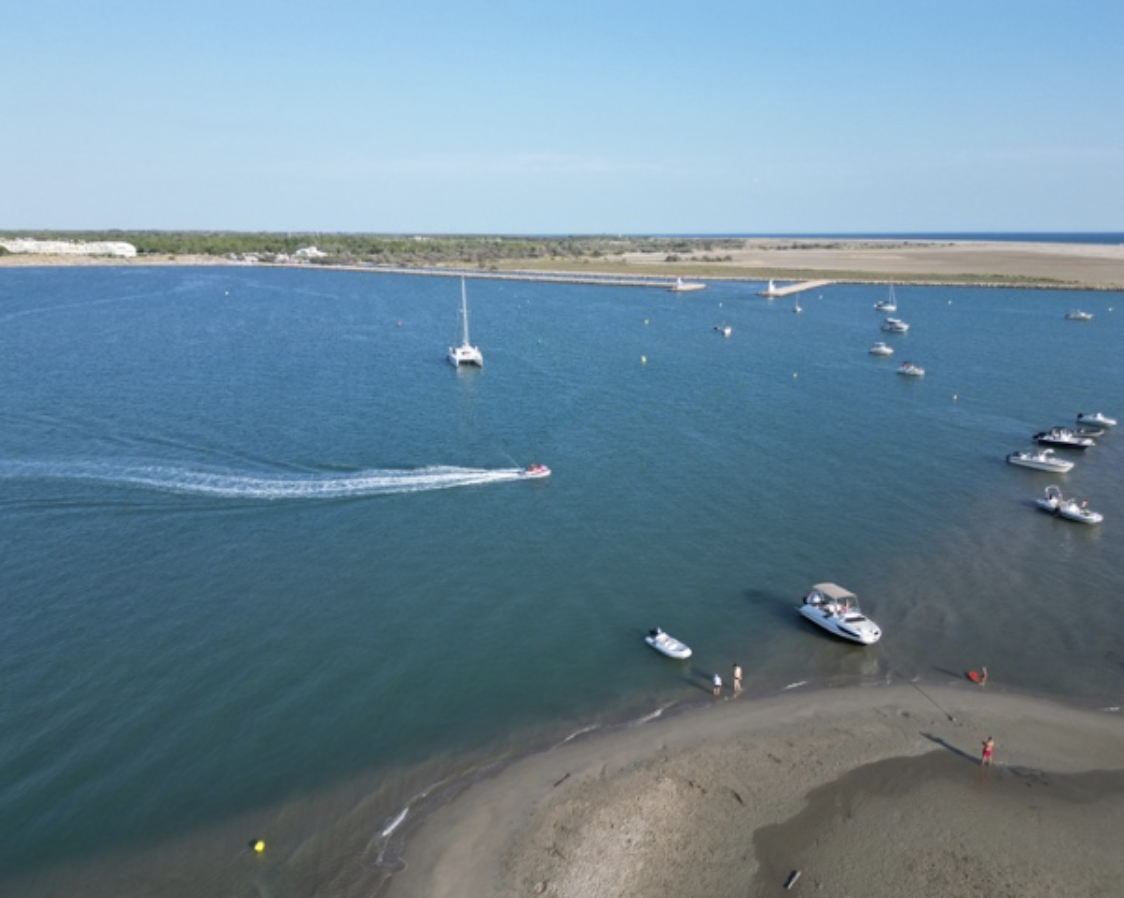 Banc-de-sable de Port-Camargue